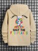 Men's Autumn And Winter Casual Fashionable Loose Hooded Sweatshirt With Cartoon Pattern Printed Warm Long Sleeved Pullover_viptrois.com