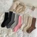 Thickened Dot Yarn Wool Twist Socks Cozy Cable-Knit Wool Blend Socks - Soft, Warm & Stylish Unisex Mid-Crew Socks For Winter & Everyday Wear_viptrois.com