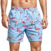 Men's Flamingo Swimming Trunks Men's Vacation Hot Spring Casual Beach Pants Men's Loose Surfing Shorts_viptrois.com