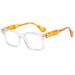 Women's Eyewear Frames Anti Blue Light Glasses Fashionable Men And Women Can Be Matched With Myopia Glasses Frame All Match Flat Glasses_viptrois.com