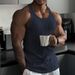 Men's Performance Workout Tank Top – Moisture-Wicking & Breathable Gym Vest (Striped & Solid Colors, Sizes M-5xl)_viptrois.com