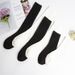 2025 Jk Calf Socks, Women's Cotton Long Socks, -Black Slimming College Style High Socks_viptrois.com