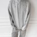 Men's Solid Color Beaded Hooded Sweatshirt - Trendy Oversized Streetwear Pullover With Long Sleeves_viptrois.com