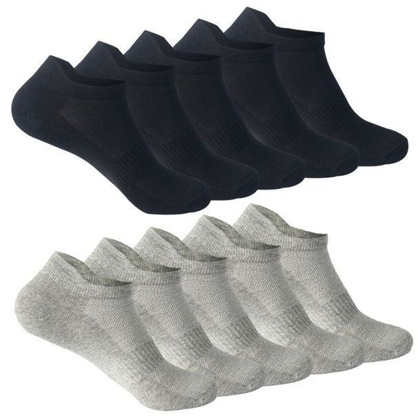 10 pairs of mesh socks Thin sports cotton socks big, small, 3 size men's and women's boat socks_viptrois.com