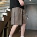 Men's Clothing New Five Point Casual Pants Men's Teenagers Loose Straight Workwear Shorts_viptrois.com