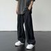 Men's Clothing New Autumn Style Personality Hip Hop Straight Jeans For Men And Women, Fashionable Loose Casual Wide Leg Men's Jeans_viptrois.com