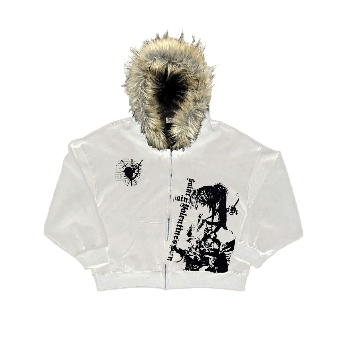 Men's Camouflage Print Fleece Hoodie With Large Fur Coller - Retro Streetwear Pullover With Letter Graphic, Loose Fit Winter Warm Jacket_viptrois.com