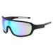 Fashion Large Frame One Piece Sports Sunglasses Anti Ultraviolet Men And Women Windproof Bicycle Riding Real Color Film Ink_viptrois.com