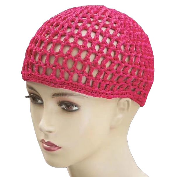 New Retro Literary Hollow Toe Cap Fashionable Knitted Wool Hat Handmade Crochet_viptrois.com
