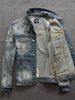 Men's Clothing Retro Blue Denim Jacket Trendy Loose Stretch Jacket Washed Nostalgic Versatile Denim Top_viptrois.com