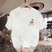 2025 Summer Loose Men And Women Pullover 100% Cotton Short Sleeve T-shirt_viptrois.com