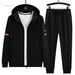 Men's Clothing Autumn And Winter New Men's Leisure Sports Hooded Cardigan Sweater Suit High Quality Loose Plus Velvet Enlarged_viptrois.com