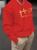 Men's Loose Casual Fashion FAITH HOPE LOVE Letter Pattern Printed Round Neck Long Sleeved Sweatshirt For Autumn And Winter_viptrois.com