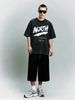 Men's Clothing Light Luxury T Shirt Short Sleeve Brush NORTH Compass Letter Printing Round Neck T-Shirts_viptrois.com