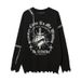 AK Men's Clothing | Autumn Winter New Street Fashion Design Sense Niche American Jacquard Tassel Couple Style Knitted_viptrois.com