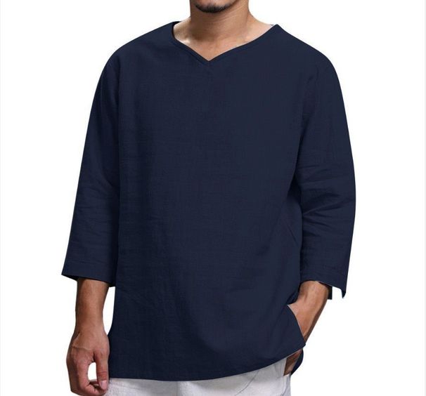 Men's Relaxed Fit Casual Shirt – Oversized Cotton Blend Shirt (M-XXXXL)_viptrois.com