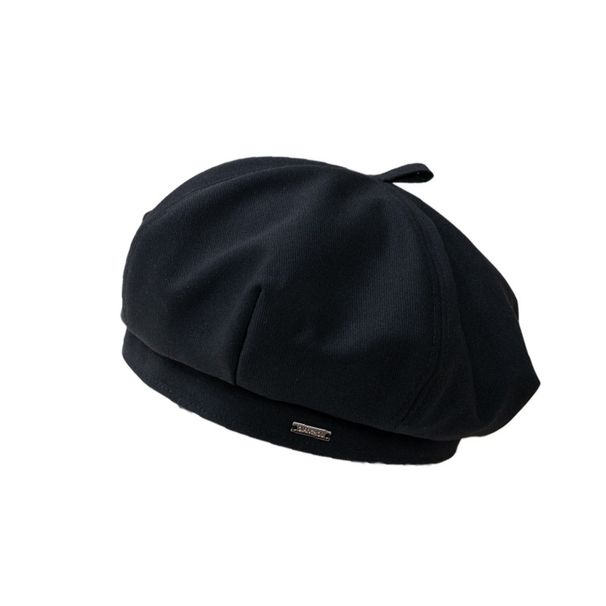 Zhao Lusi Same Style For Women, Autumn And Winter Thin Beret Hat, Face Slimming, Ins Internet Celebrity Artist Hat_viptrois.com