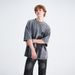 Summer Chinese Style American Washe Vintage Direct Injection Portrait Print Loose Fit Couple T-Shirt_viptrois.com