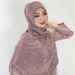 Women's Hijab ladies' headscarf hot diamond long scarf grid pattern diamond ladies' headscarf scarf_viptrois.com