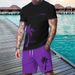 Men's Tropical Print Short Sleeve Shirt - Loose Fit Hawaiian Beach Shirt For Vacation & Summer | Lightweight Breathable Fabric | Casual Resort Wear_viptrois.com