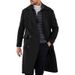 Autumn/Winter New Woolen Men's Thickened Long Double Breasted Coat_viptrois.com