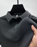 Men's Clothing Fashion Lapel Short Sleeve T Shirt Men's Summer Casual Solid Color Polo Shirt Slim Fit Versatile Collar Top_viptrois.com