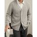 American Style Trend Spring And Autumn New Knitted Sweaters Men's Sweaters Fashionable Knitted Cardigans Casual Handsome Outerwear_viptrois.com