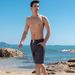 Men's Clothing Summer Quick Drying Loose Large Size Casual Vacation Shorts Five Point Coconut Tree Print Beach Shorts_viptrois.com