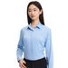 Men's Clothing New Tencel Cotton Long Sleeved Non Iron Anti Wrinkle Business Professional Women's White Shirt_viptrois.com