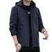 Pulse 2025 Autumn Winter Hooded New Men's Windbreaker Top Student Casual Jacket_viptrois.com