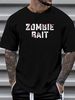Zombie Bait Funny Apocalypse Halloween Last Minute Costume T-Shirt Designer Clothes Women Fashion Graphic Stretched Unisex T-Shirt For Women Casual Female Streetwear Casual Soft Summer Top For Everyday Wear Versatile Comfortable Women Top Graphic Tees_viptrois.com
