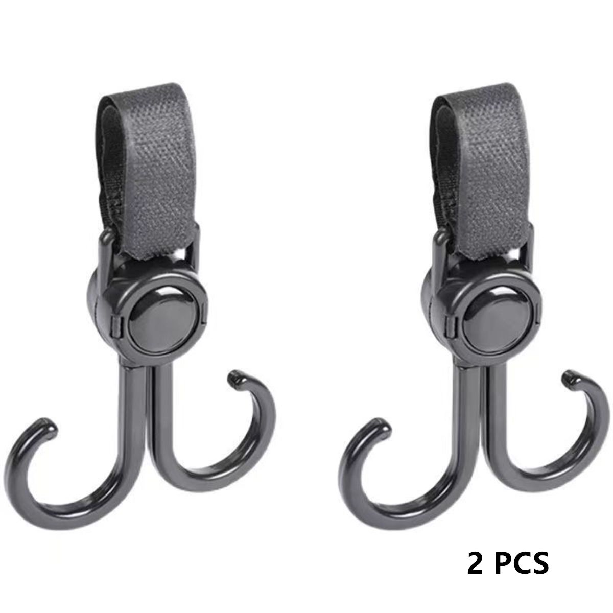2PCS Pram hook baby stroller accessories shopping prop multi purpose baby stroller hook multi purpose shopping pram hook_viptrois.com