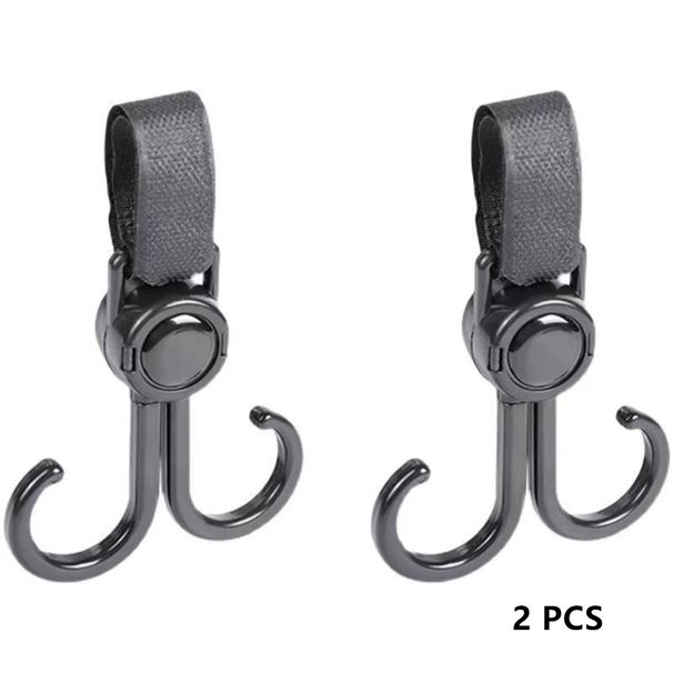 2PCS Pram hook baby stroller accessories shopping prop multi purpose baby stroller hook multi purpose shopping pram hook_viptrois.com
