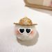 Creative Handmade Straw Hat Sunscreen Elf Keychain Pendant Bag Accessories Stall Cartoon Doll_viptrois.com