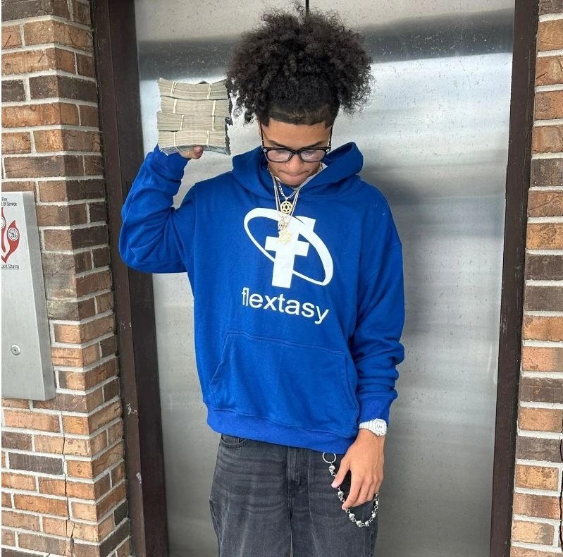 Men's Clothing Fashion Harajuku Sweatshirt Printed Tops Casual Gothic Style Klein Blue Street Sweatshirts For Men And Women_viptrois.com