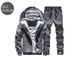 Men's Winter Camouflage Fleece Tracksuit Set - Warm Hooded Zip-Up Jacket With Inner Lining (5XL, Plus Size, Polyester, Outdoor & Casual Wear)_viptrois.com