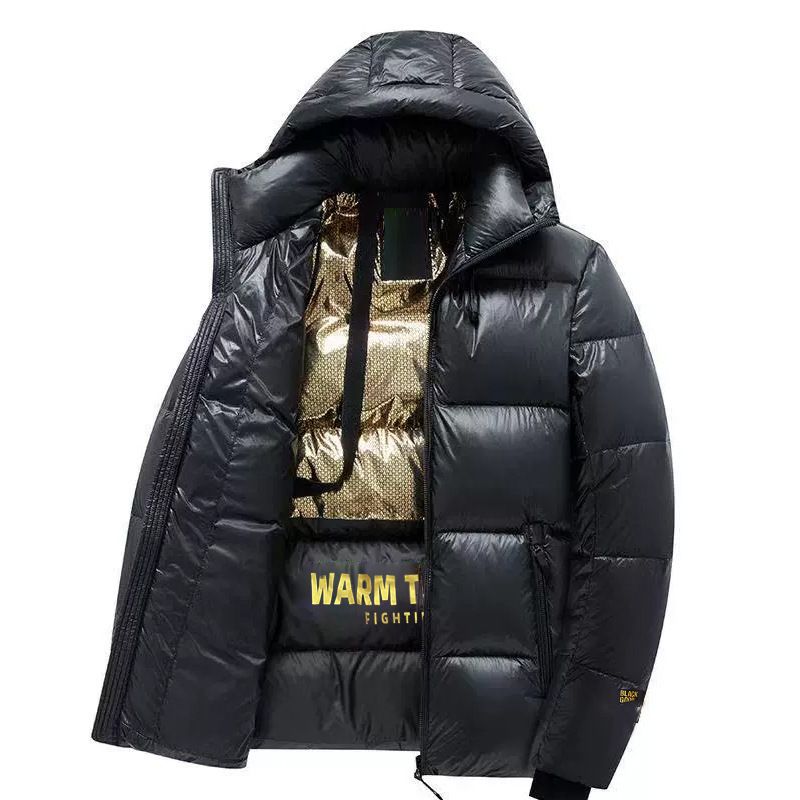 Autumn And Winter Trendy Brand Solid Color Cotton-padded Jacket Public Version Couple Hooded Cotton-padded Jacket_viptrois.com