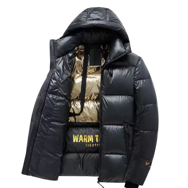 Autumn And Winter Trendy Brand Solid Color Cotton-padded Jacket Public Version Couple Hooded Cotton-padded Jacket_viptrois.com