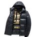 Autumn And Winter Trendy Brand Solid Color Cotton-padded Jacket Public Version Couple Hooded Cotton-padded Jacket_viptrois.com
