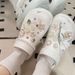 Accessories High Touch Pearl Chain Bow Shoes Floral Shoe Buckle Decoration D Iy Accessories_viptrois.com