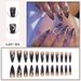 Halloween Long Pointed Nail Wearing Armor Moon Star Nail Patch_viptrois.com
