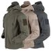 Tactical Jacket Men Outwear Soft Shell Jackets Techwear Windproof Waterproof Breathable Fleece Thermal Hiking Hunt Hooded Coats_viptrois.com