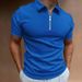 68/5000 Summer Men's Polo Shirt, Short-sleeved Lapel T-shirt, Casual And Well-fitting Top, European And American Men's Wear_viptrois.com