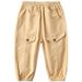 2025 New Children's Clothing Pants Boys Solid Color Long Pants Korean Style Baby Spring And Autumn Fashion Pants Trendy One Piece Dropshipping_viptrois.com