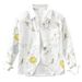 Cartoon Printed Long Sleeved Shirt For Men, Fashionable And Versatile, Artistic And Casual Loose Top_viptrois.com