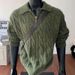 Autumn And Winter New Lapel Half Zip Fried Dough Twists Sweater Loose Outer Sweater Men_viptrois.com