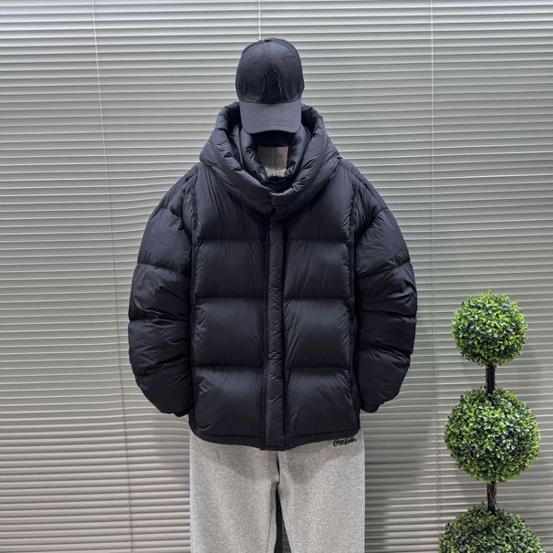 Winter Men's New 90 White Duck High Fill Puff Down Jacket Minimalist Hooded Thick Lightweight Warm Coat_viptrois.com