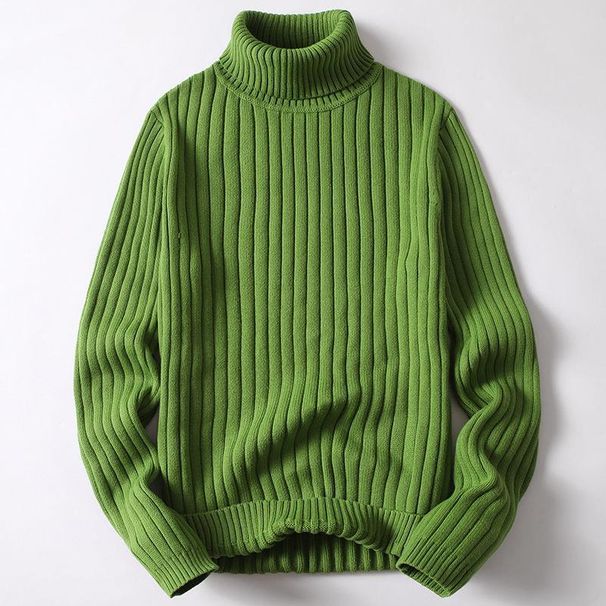 Men's Clothing Sweaters Long Collar Sweaters Slim Lapel Junior High School Integrated Fleece Sweaters For Male Students Medium High Collar_viptrois.com