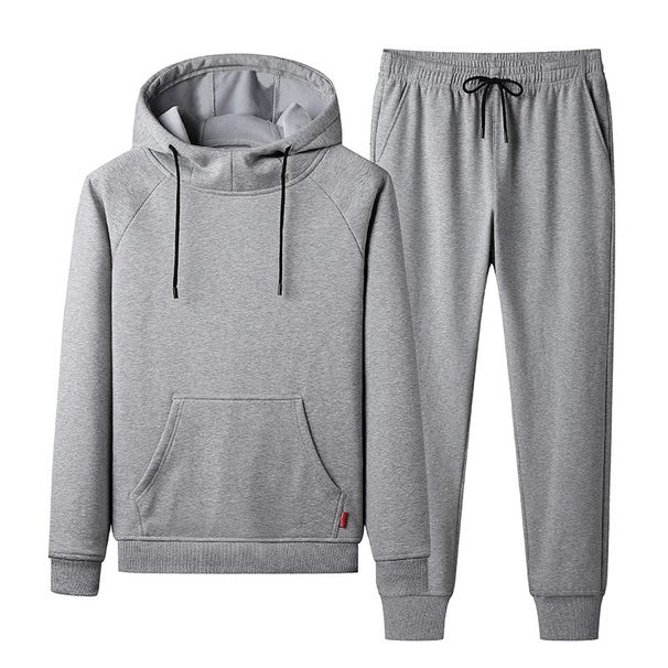 2025 Autumn new casual sports suit fashionable hooded sweatshirt pants two-piece set trendy comfortable spring and autumn 7f51_viptrois.com