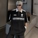 2025 Men's Short-sleeve Polo Shirt, Japanese Retro Half-sleeve T-shirt, Trendy American High Street Heavy-duty_viptrois.com